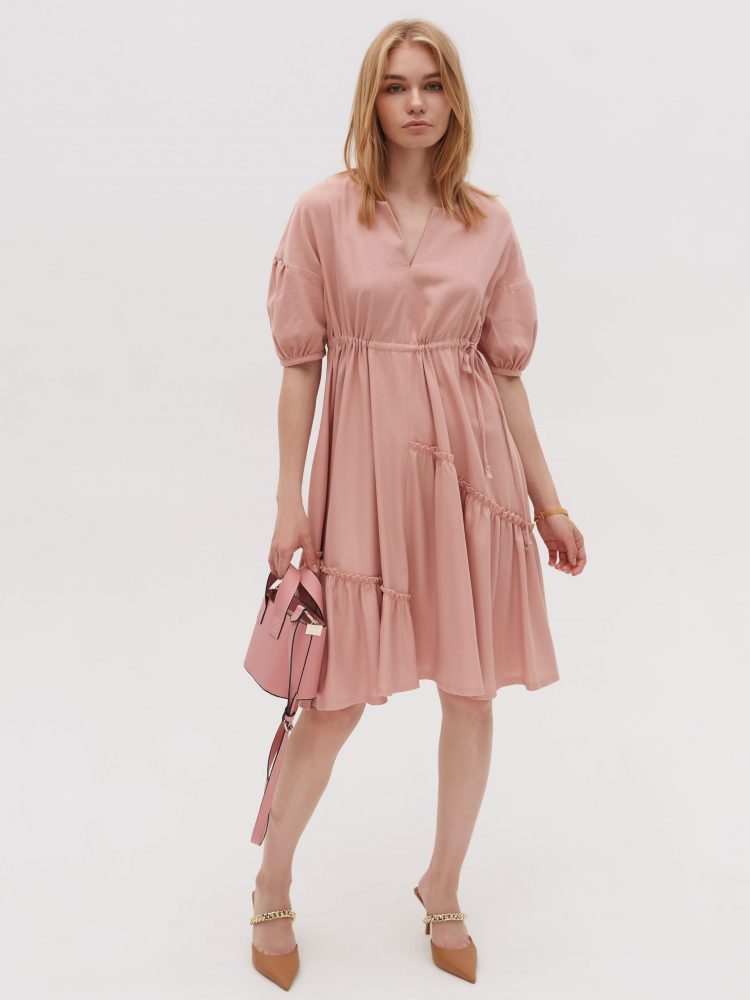 Felicia dress in pink color