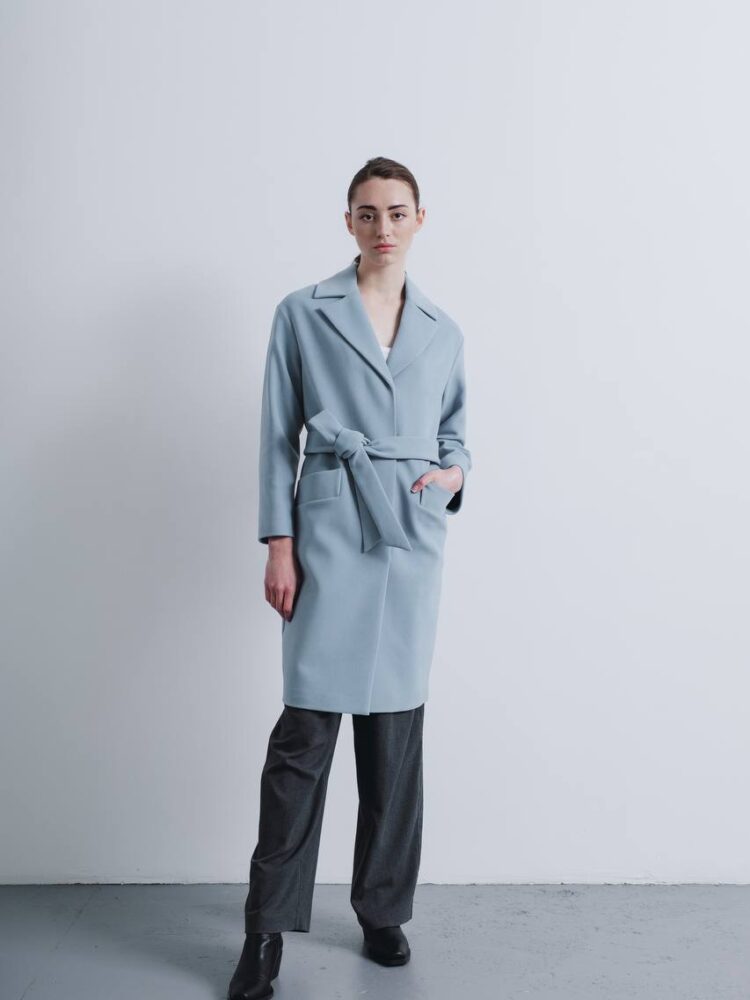 Gloria coat in moonstone color