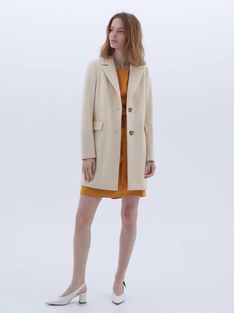 Valerie's coat in milk color