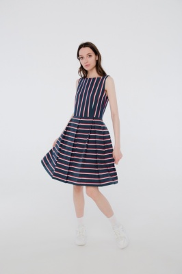 Сукня Дана синьо-сірого кольору