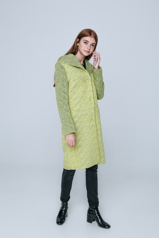 Raymond's yellow coat with insulation