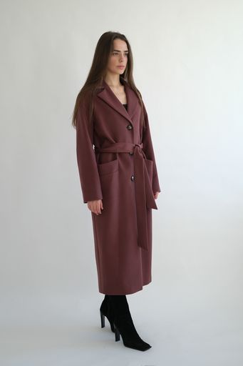 Henry coat in lilac color