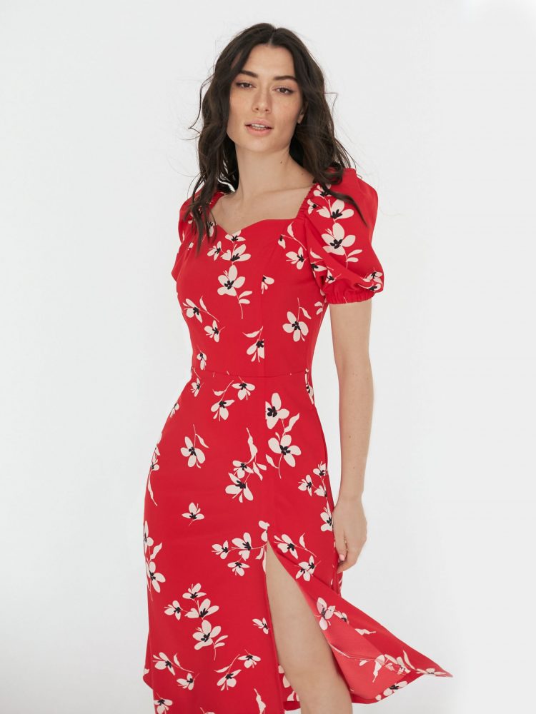 Сукня Дора червоного кольору 3