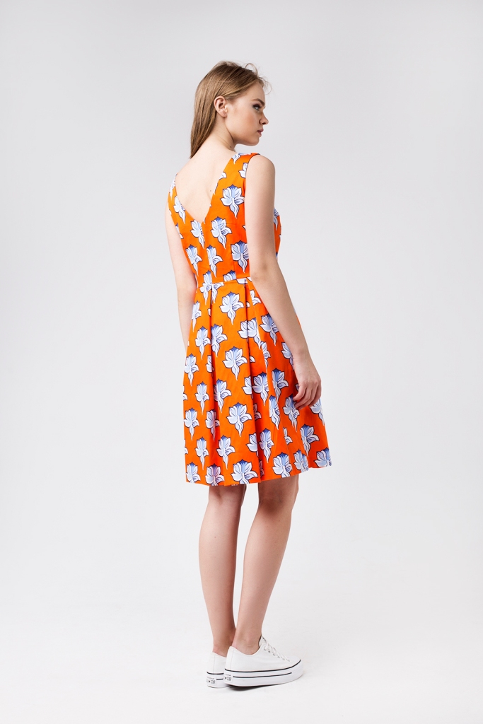 Сукня Дана помаранчевого кольору