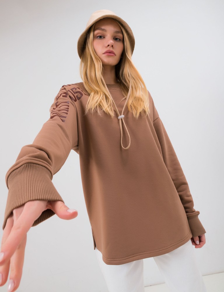 Світшот бежевого кольору