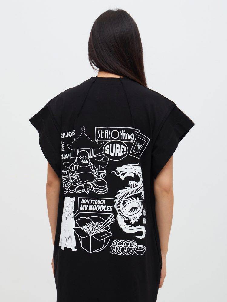 Molly dress in black color