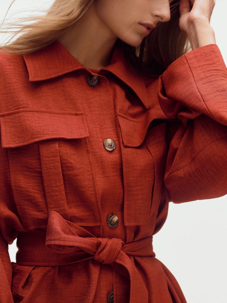 Сорочка Манго кольору теракот