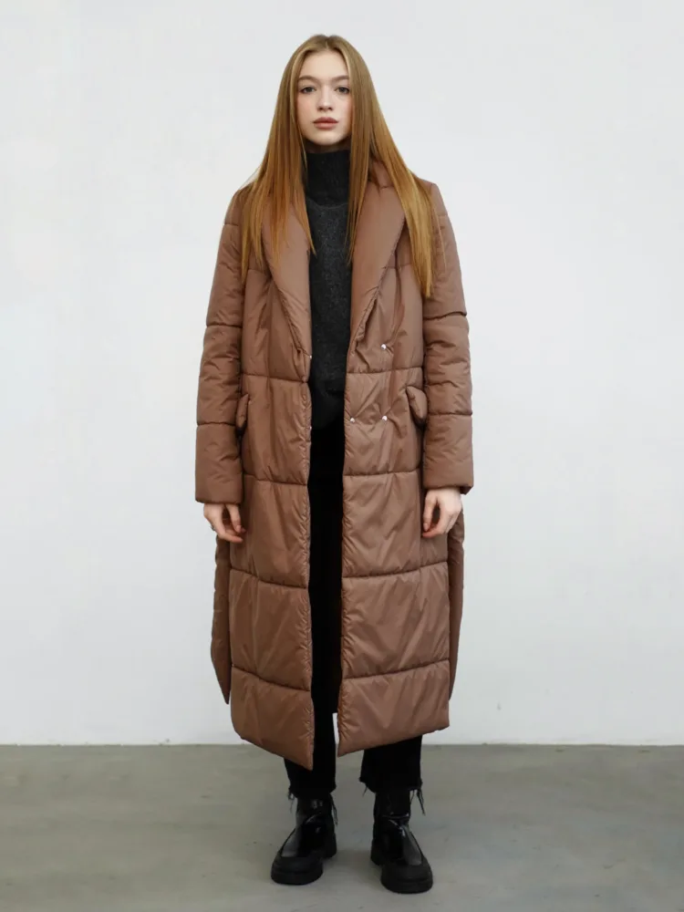 Пуховик Патріс кольору кемел