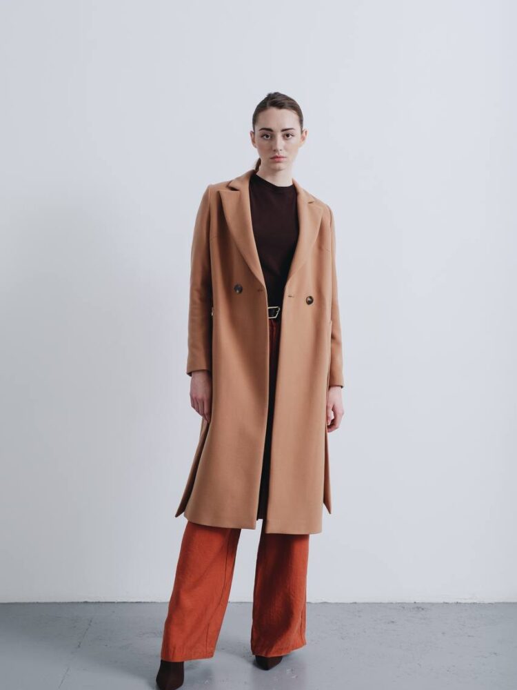 Dorothy coat in camel color