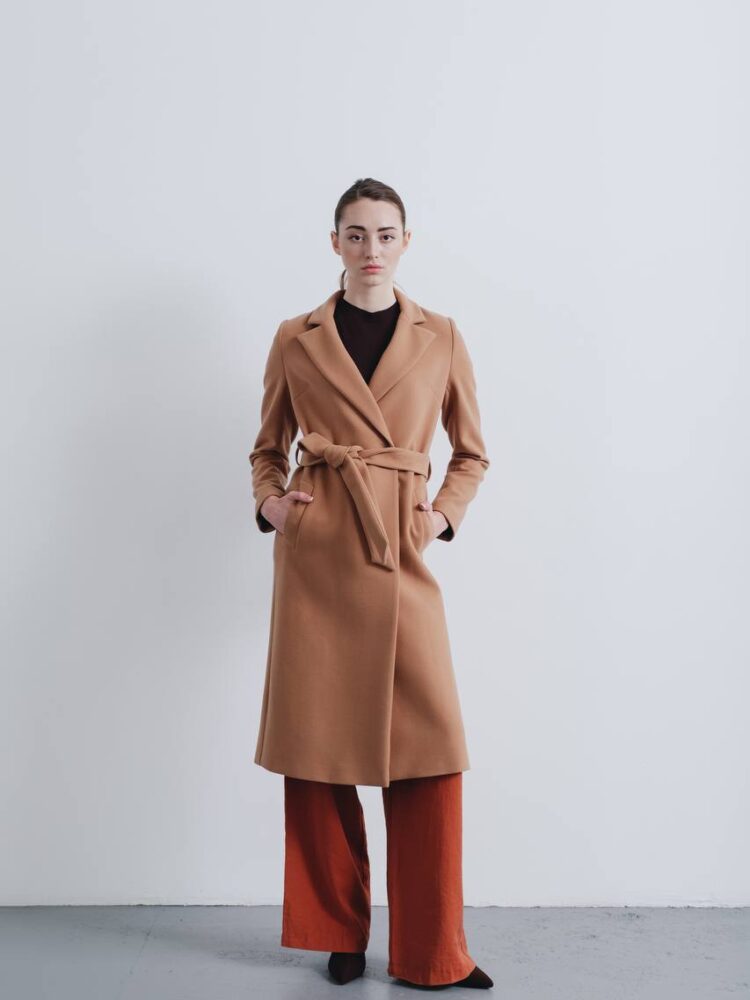 Dorothy coat in camel color