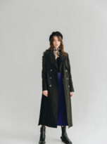 Black trench coat