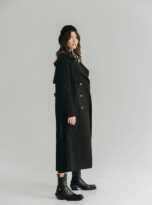 Black trench coat