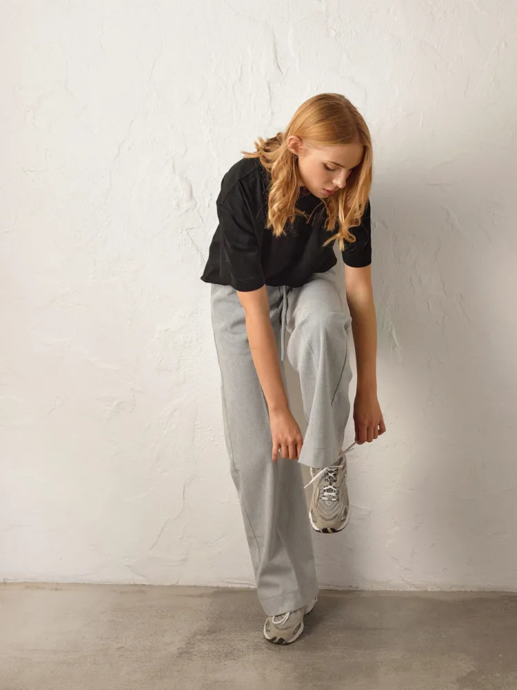 Штани Шарлотта сірого кольору