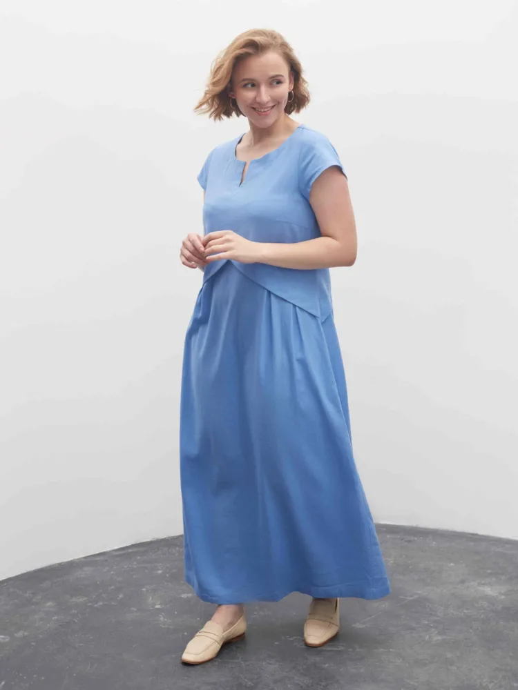 Juliet dress in blue color