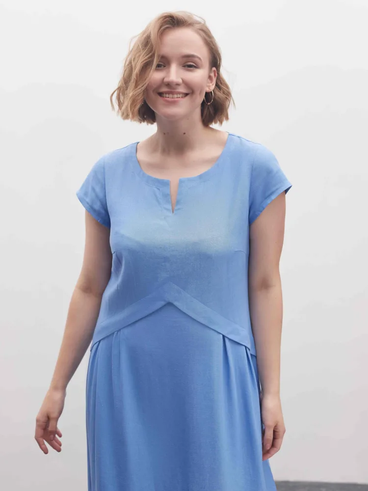 Juliet dress in blue color