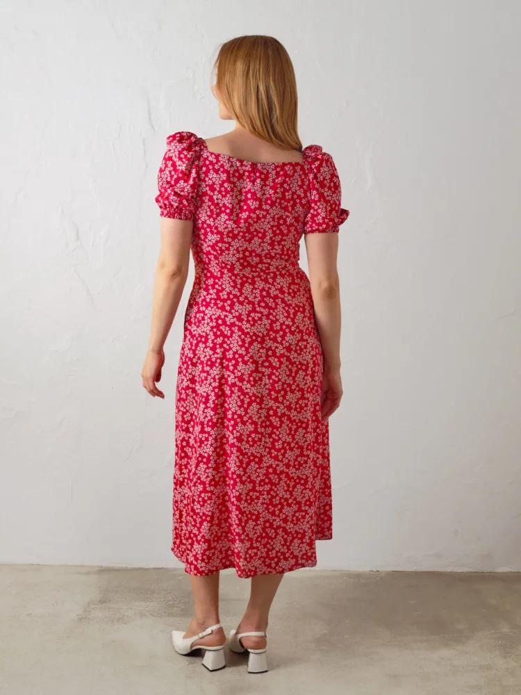 Сукня Дора червоного кольору 2