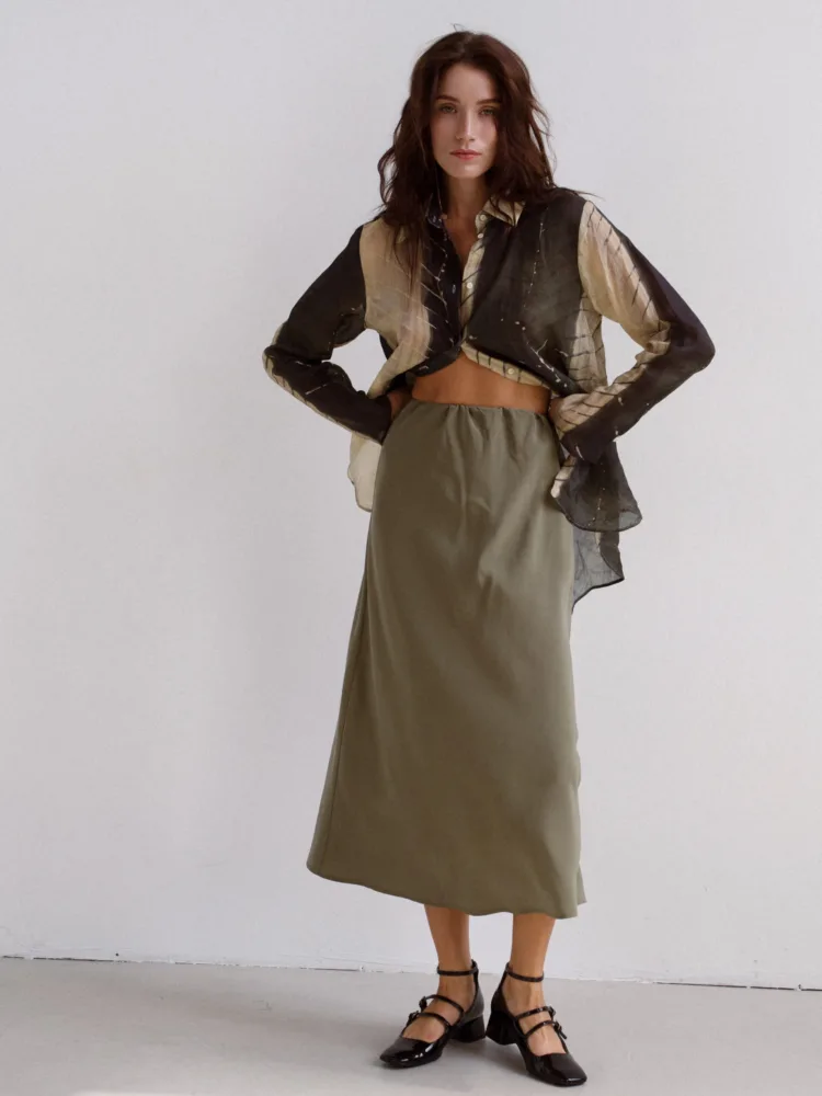 (Копія)(Копія)Lana skirt in purple color