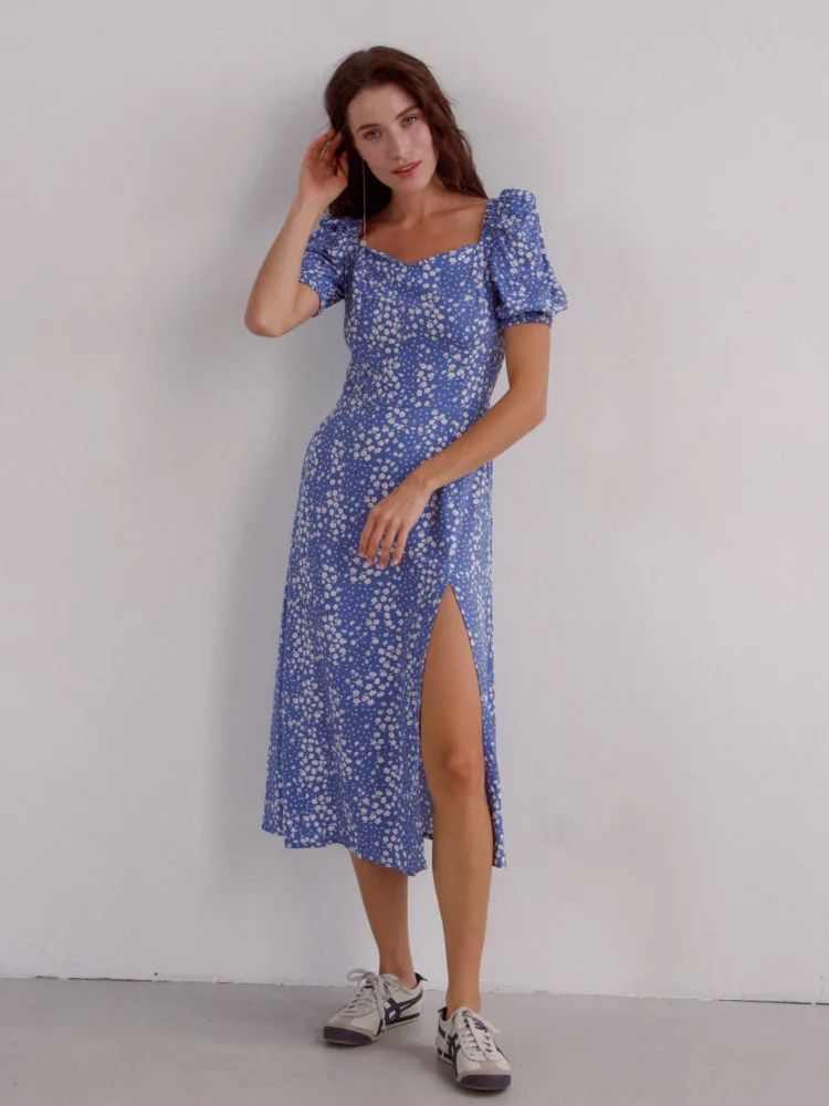 Сукня Дора блакитного кольору 2