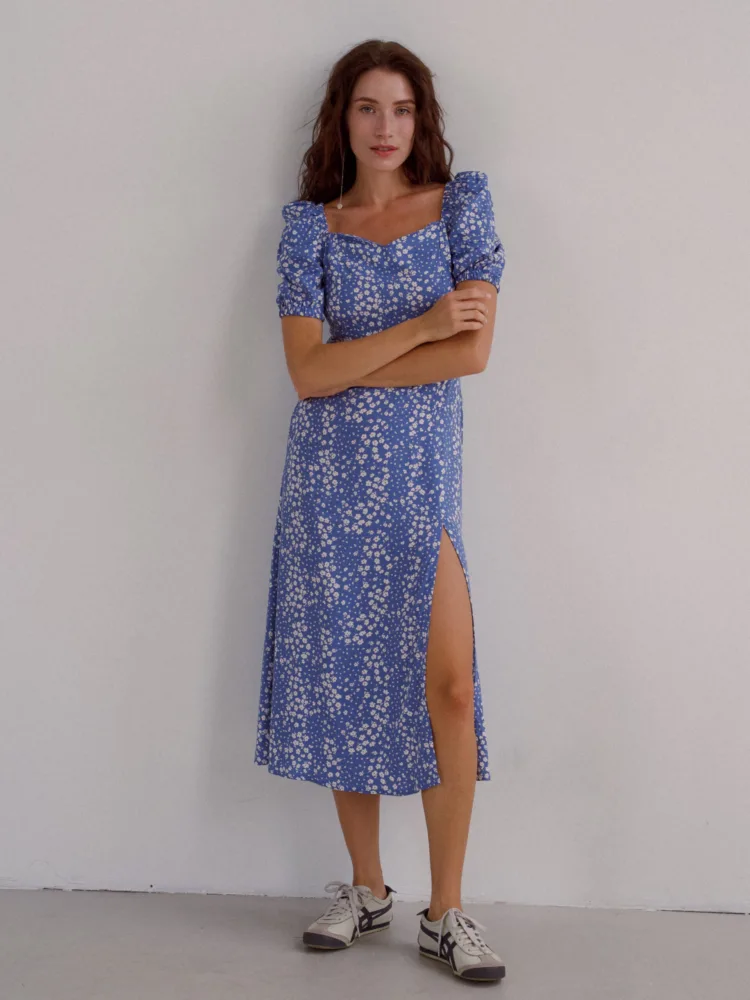 Сукня Дора блакитного кольору 2