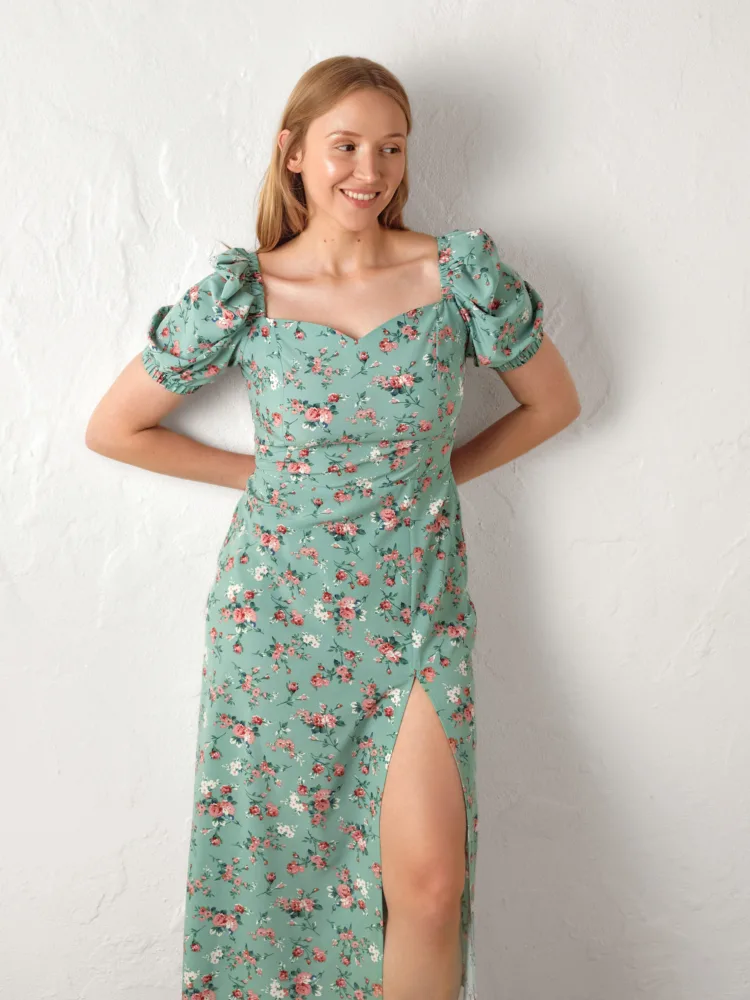 Сукня Дора кольору м'ята