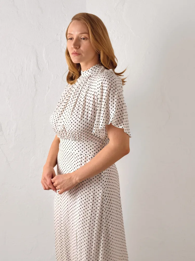 Tiana dress in white color