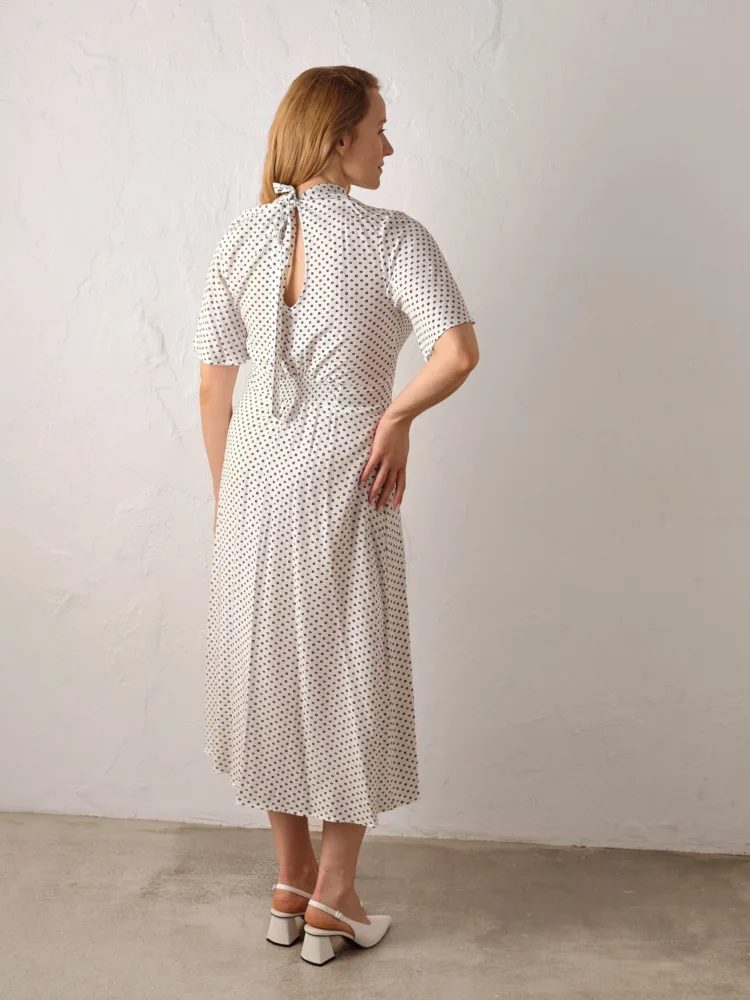 Tiana dress in white color