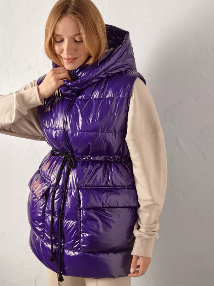 Жилетка Кері фіолетового кольору