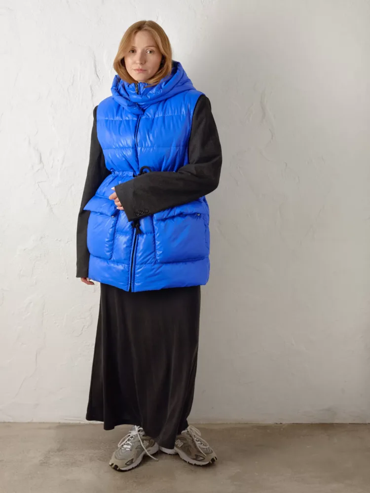 Жилетка Кері кольору ультрамарин