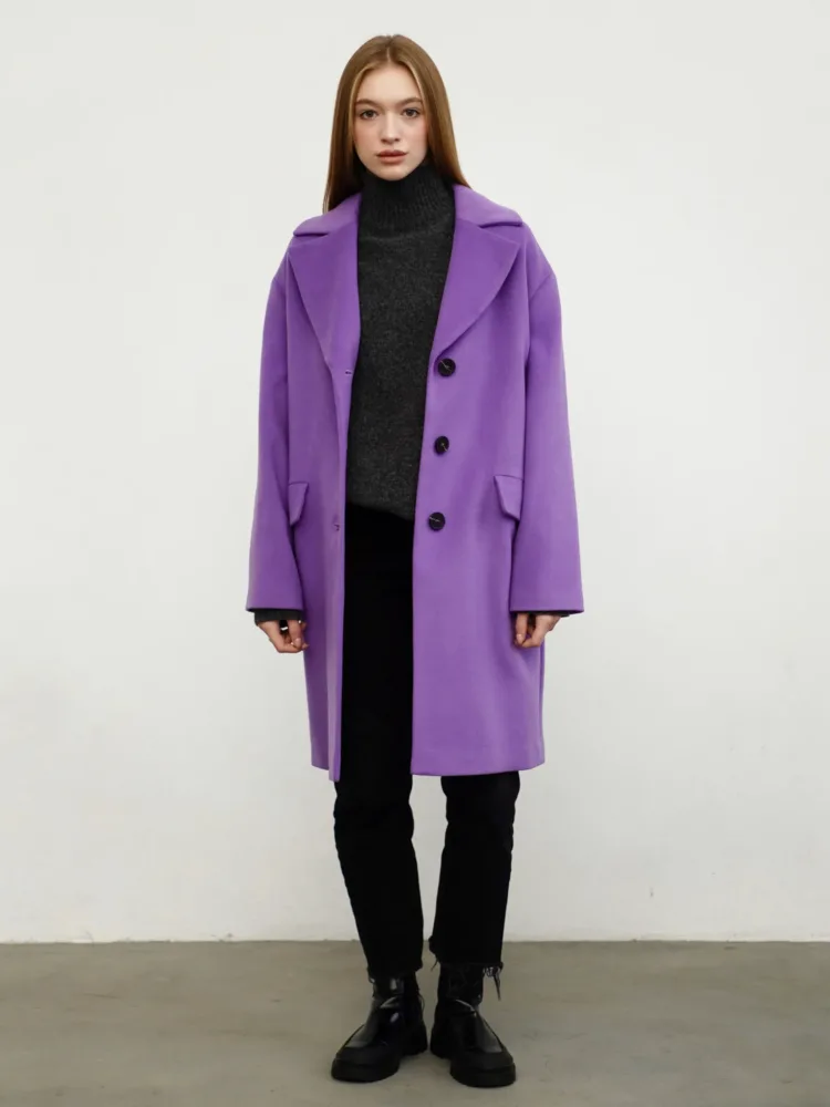 Пальто Вероніка кольору вері-пері