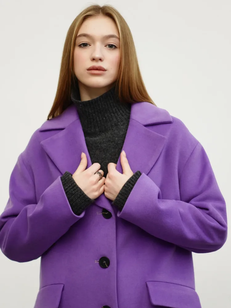 Пальто Вероніка кольору вері-пері