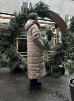 Пуховик подовжений, 0890