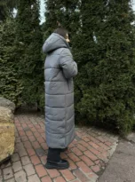 Пуховик подовжений, 0890