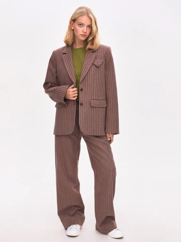 Жакет мод. 5041 коричневого кольору