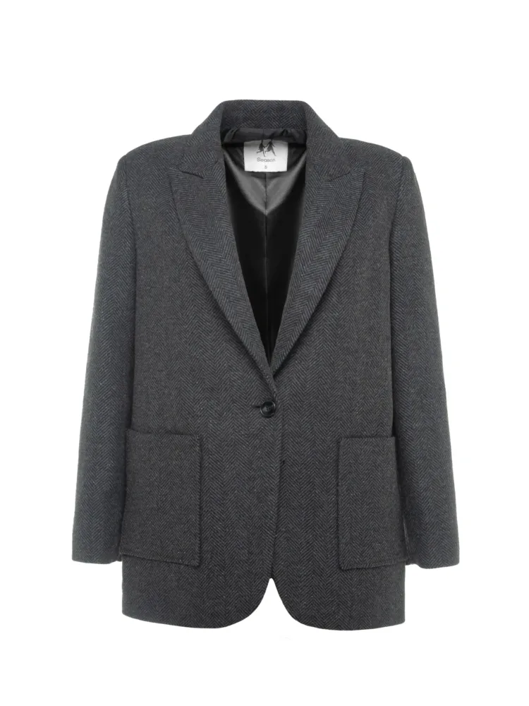 Betty jacket in graphite color