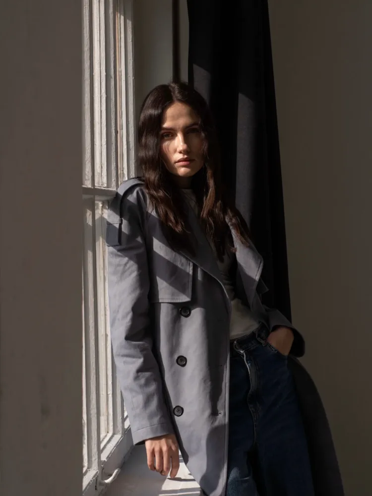 (Копія)(Копія)(Копія)Milk-colored trench coat