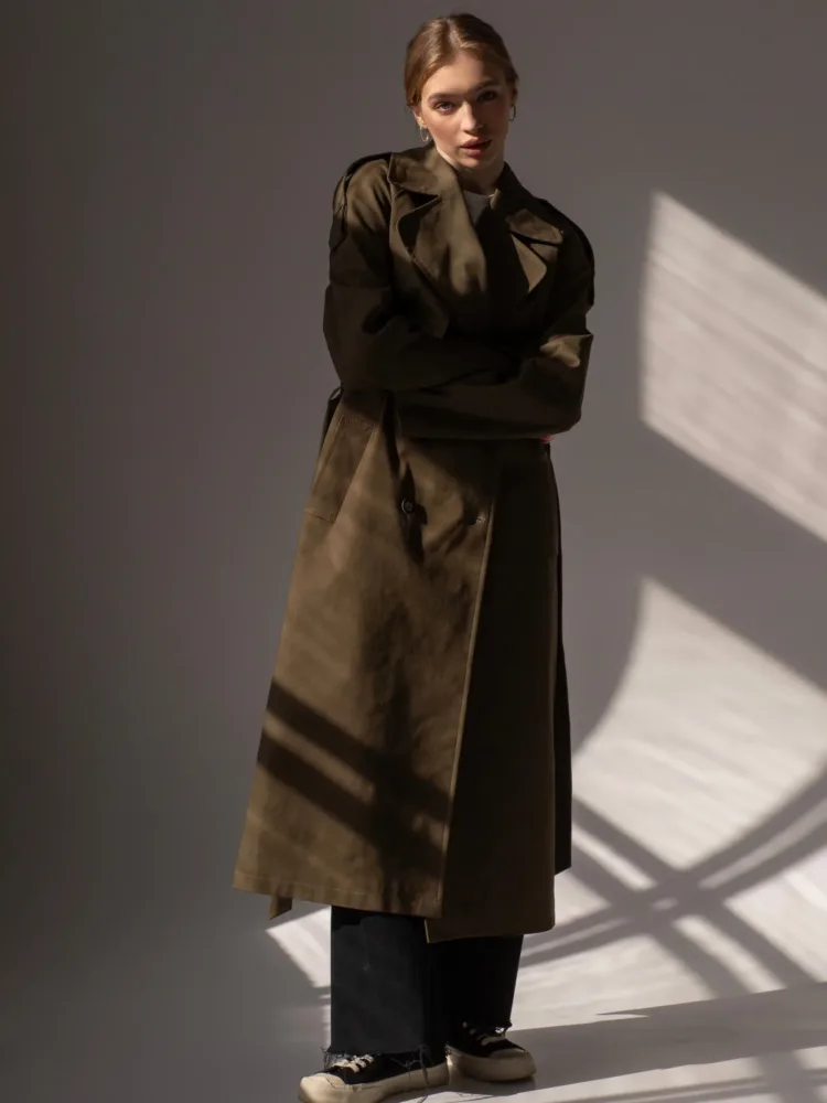 (Копія)(Копія)(Копія)Milk-colored trench coat