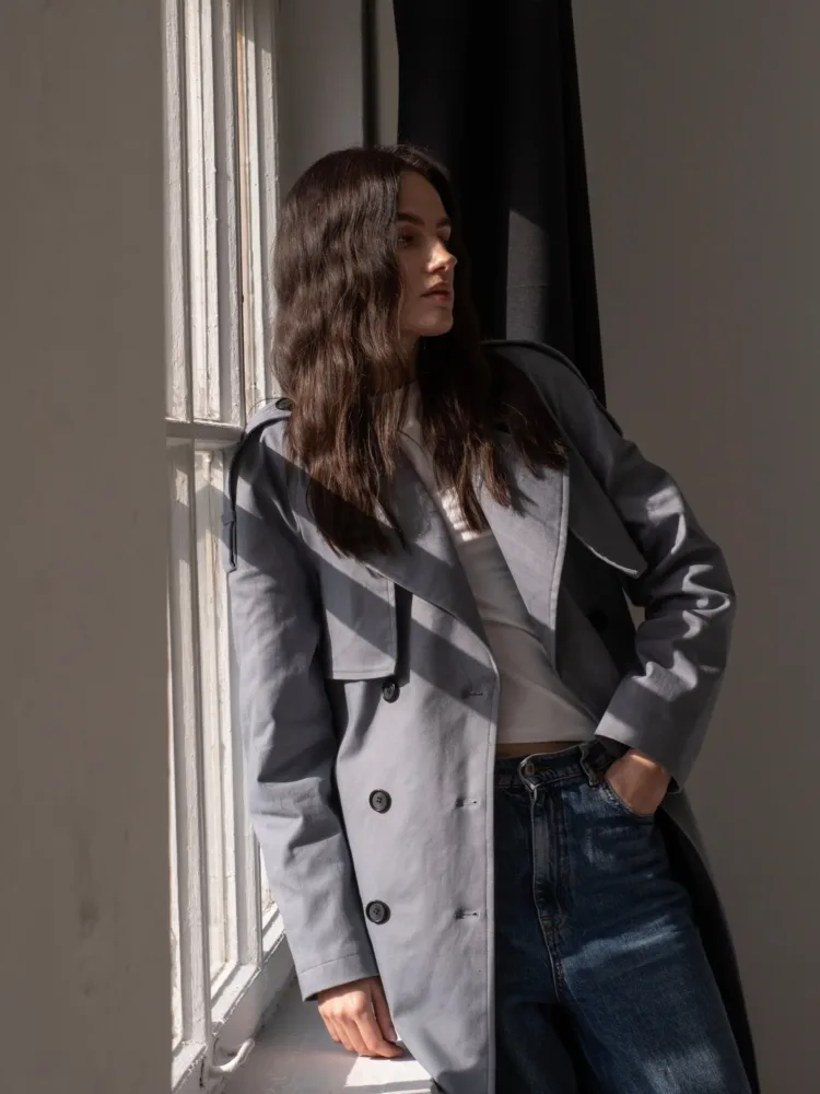 (Копія)(Копія)(Копія)Milk-colored trench coat