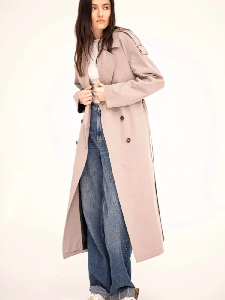 (Копія)Milk-colored trench coat