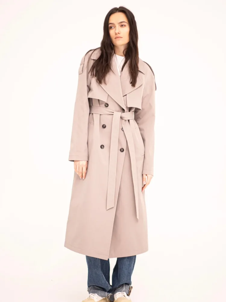 (Копія)Milk-colored trench coat