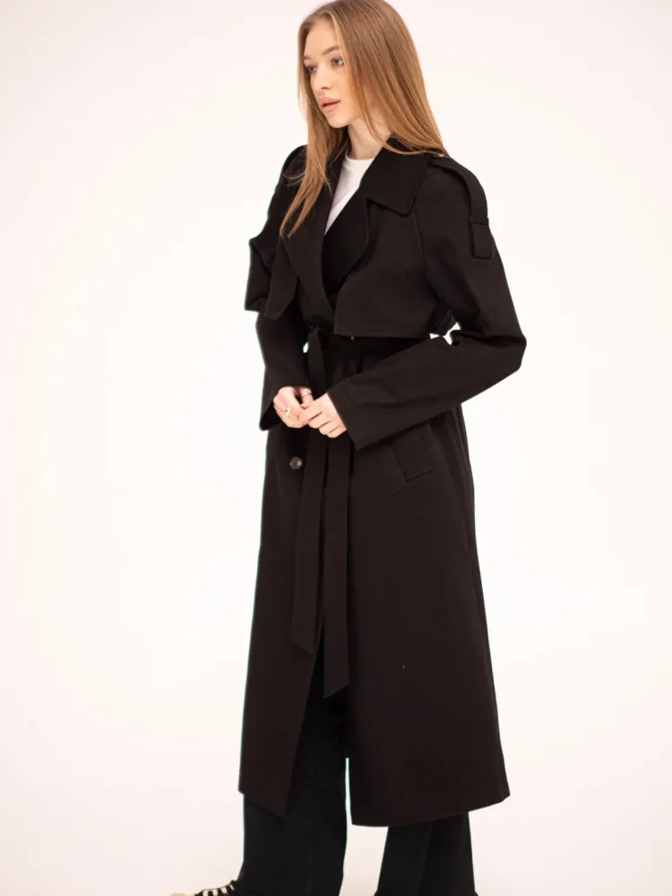 (Копія)(Копія)Milk-colored trench coat