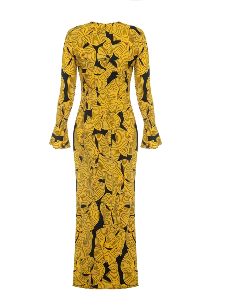 (Копія)Dora dress in white with red flowers