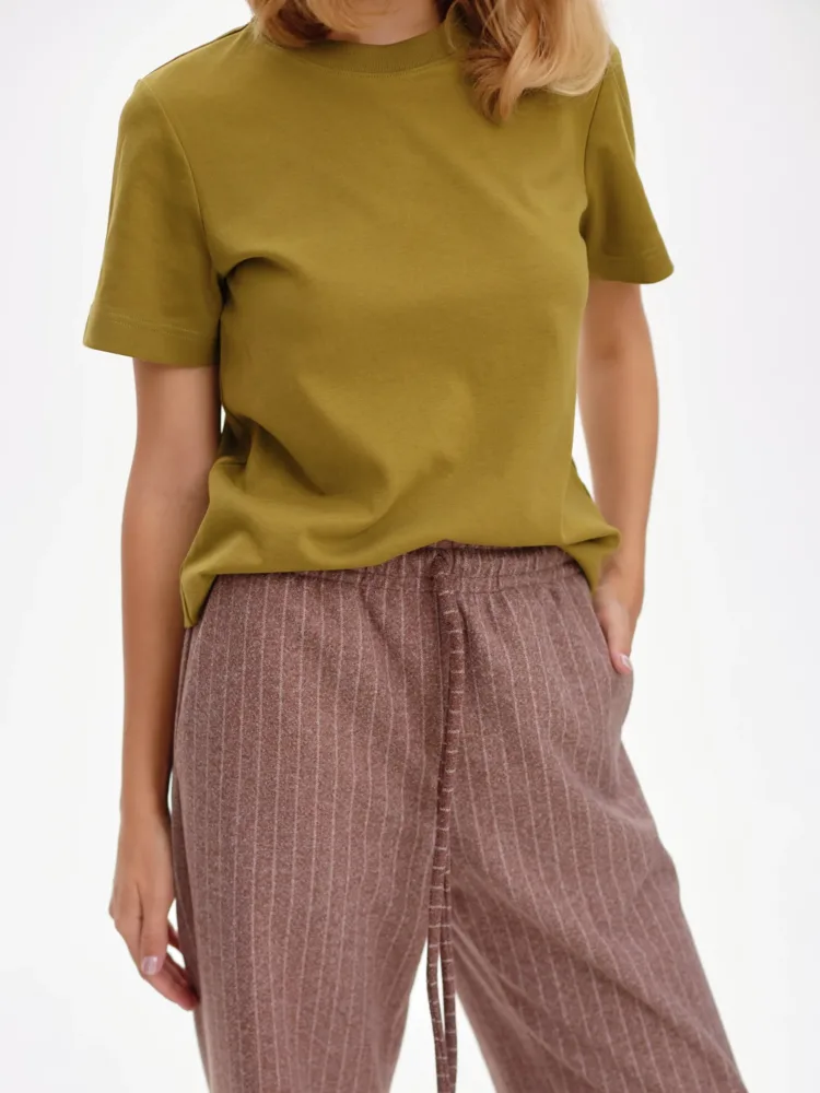 Штани жіночі мод. 403 коричневого кольору