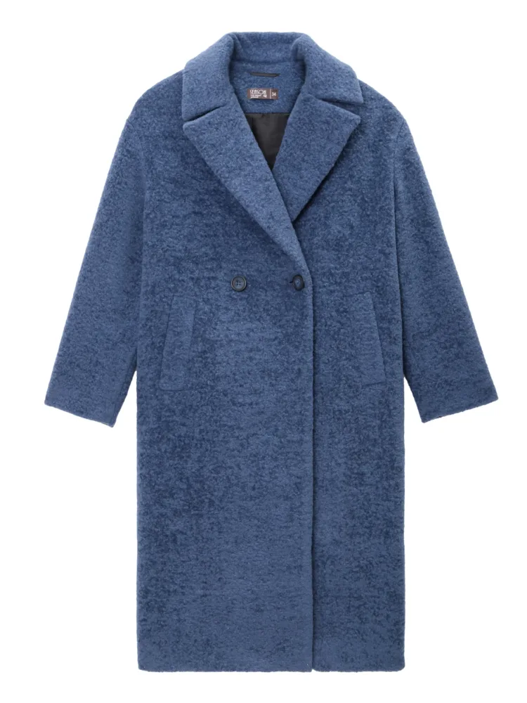 Denmark coat in denim color with insulation