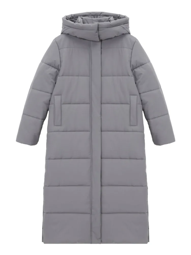 Пуховик мод. 089 сірого кольору