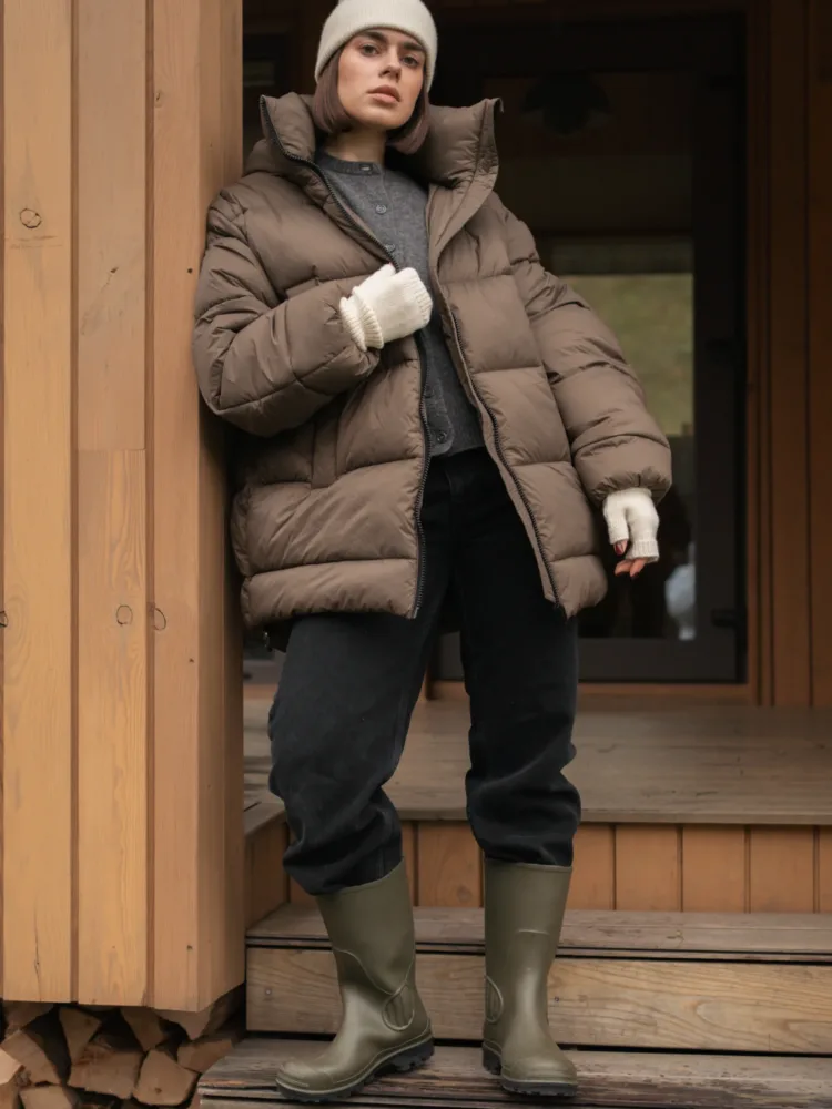 (Копія)Down jacket in gray color