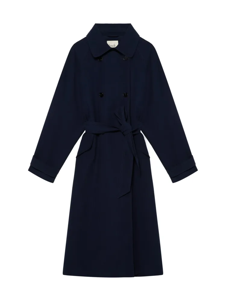 Тренч Boucle мод. Audrey колекції 2025 «Heritage cut» синього кольору