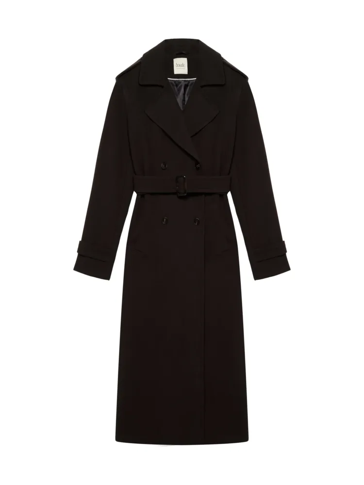 Пальто-тренч Boucle «Cadence» мод. В0911 коричневого кольору