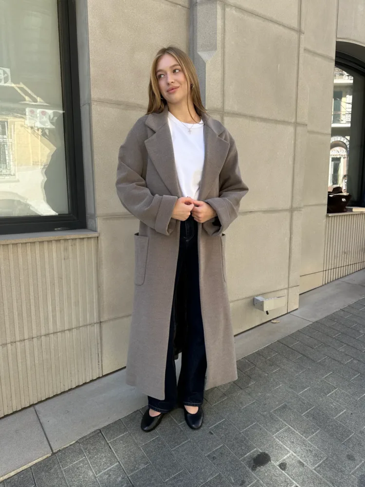 Пальто Грейс кольору мокко