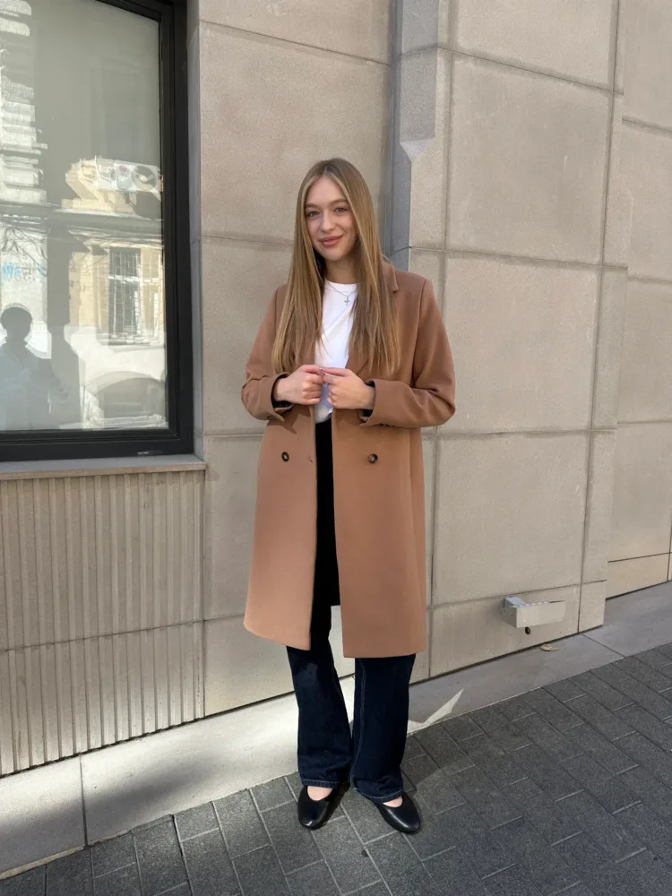Пальто Урсула мод. 054 кольору кемел