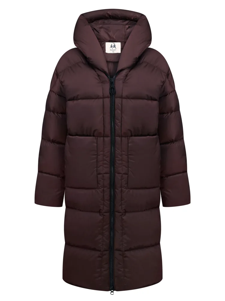 Пуховик Season мод. 0650 баклажанового кольору